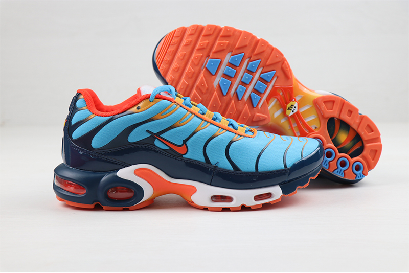 Men Nike Air Max PLUS Jade Blue Orange White